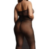 Le Désir Robe Résille Grande taille HIGH NECK Noire